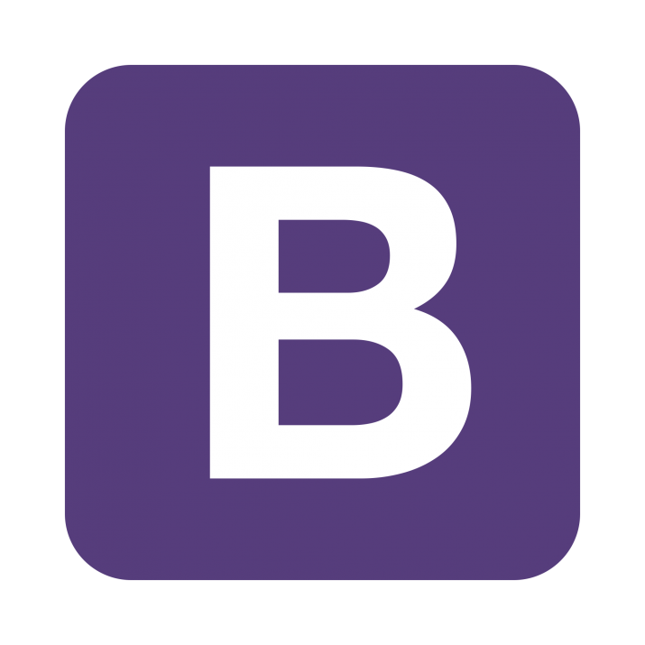 Bootstrap transparent logo square PNG