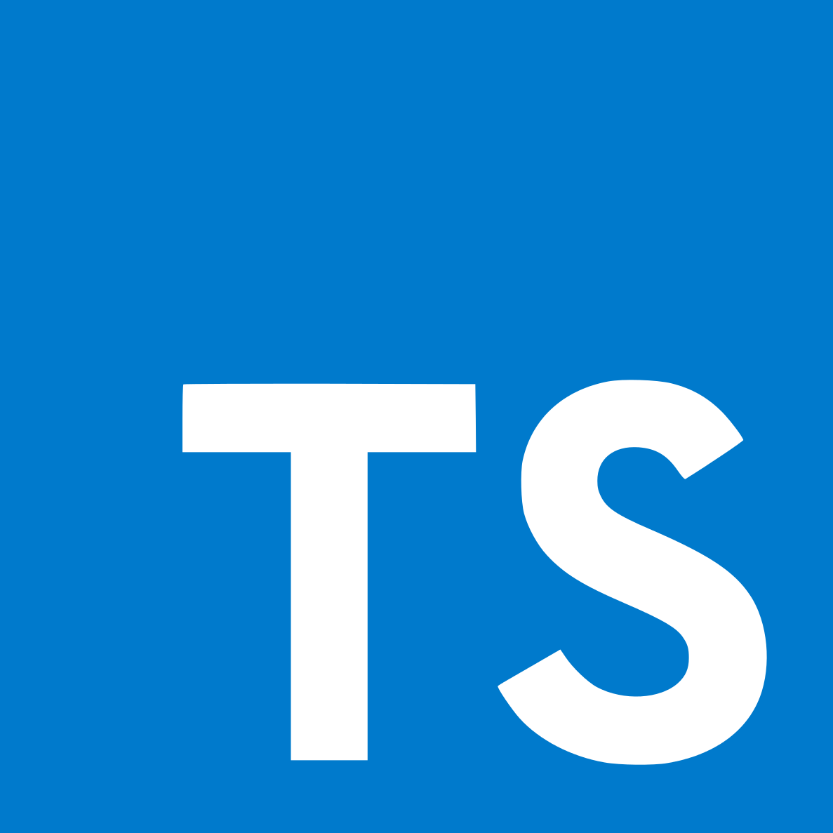 Typescript transparent logo square PNG